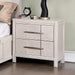 Berenice Espresso Night Stand White, Gray, & Espresso - U&U Home Budget Furniture (Carteret, NJ)