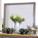 Berenice Mirror Espresso, Beige, & Brown - U&U Home Budget Furniture (Carteret, NJ)