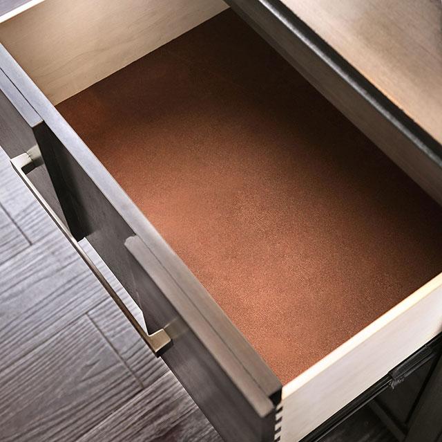 Berenice Gray Chest - U&U Home Budget Furniture (Carteret, NJ)
