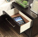 Berenice Espresso Night Stand White, Gray, & Espresso - U&U Home Budget Furniture (Carteret, NJ)