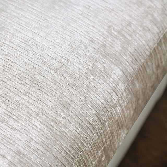 Benigno Love Seat Silver & Gray - U&U Home Budget Furniture (Carteret, NJ)