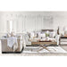 Benigno Love Seat Silver & Gray - U&U Home Budget Furniture (Carteret, NJ)