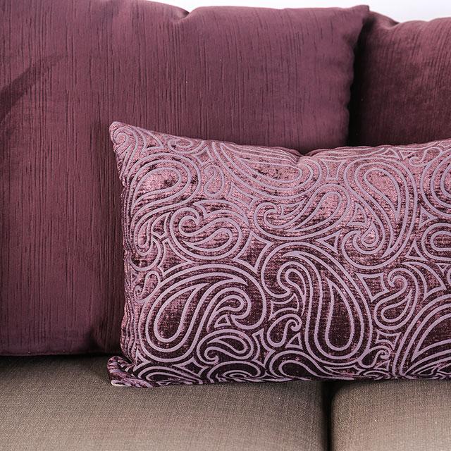 Benigno Love Seat Silver & Gray - U&U Home Budget Furniture (Carteret, NJ)