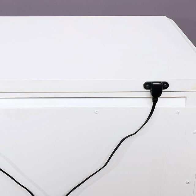 BELVA Night Stand w/ USB Outlet - U&U Home Budget Furniture (Carteret, NJ)
