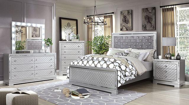 BELLETERRE Cal.King , E.King, & Queen Bed - U&U Home Budget Furniture (Carteret, NJ)