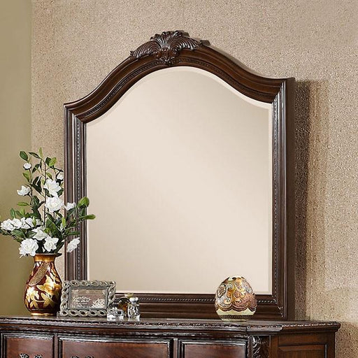 Bellefonte Brown Cherry Mirror - U&U Home Budget Furniture (Carteret, NJ)