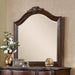 Bellefonte Brown Cherry Mirror - U&U Home Budget Furniture (Carteret, NJ)
