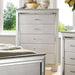 BELLANOVA Silver Chest - U&U Home Budget Furniture (Carteret, NJ)