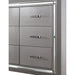 BELLANOVA Silver Cal.King , E.King, & Queen Bed - U&U Home Budget Furniture (Carteret, NJ)