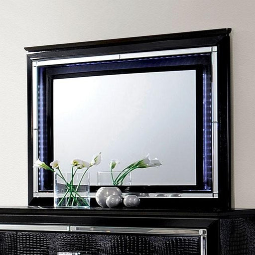 BELLANOVA Black Mirror - U&U Home Budget Furniture (Carteret, NJ)