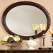 Bellagio Brown Cherry Mirror - U&U Home Budget Furniture (Carteret, NJ)