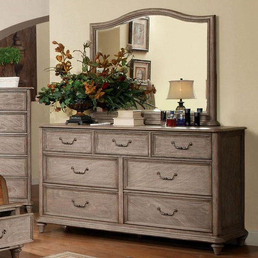 BELGRADE I Rustic Natural Tone Dresser - U&U Home Budget Furniture (Carteret, NJ)