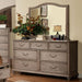 BELGRADE I Rustic Natural Tone Dresser - U&U Home Budget Furniture (Carteret, NJ)