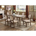 Kathryn Rustic Dark Oak/Beige Side Chair (2/CTN) - U&U Home Budget Furniture (Carteret, NJ)
