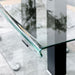Richfield Black/Chrome Dining Table - U&U Home Budget Furniture (Carteret, NJ)