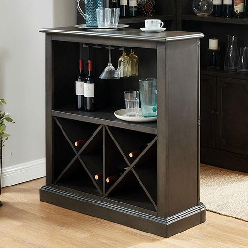 Voltaire Gray Bar Table - U&U Home Budget Furniture (Carteret, NJ)