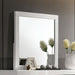 MAGDEBURG Mirror, White - U&U Home Budget Furniture (Carteret, NJ)
