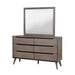 Lennart Gray Dresser - U&U Home Budget Furniture (Carteret, NJ)