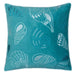 Sally Teal 20" X 20" Pillow, Teal - U&U Home Budget Furniture (Carteret, NJ)