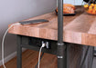 PARIAMAN Bar Table, Sand Black/Natural - U&U Home Budget Furniture (Carteret, NJ)