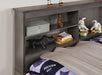 TIBALT Twin DayBed w/ Trundle, Dark Gray - U&U Home Budget Furniture (Carteret, NJ)