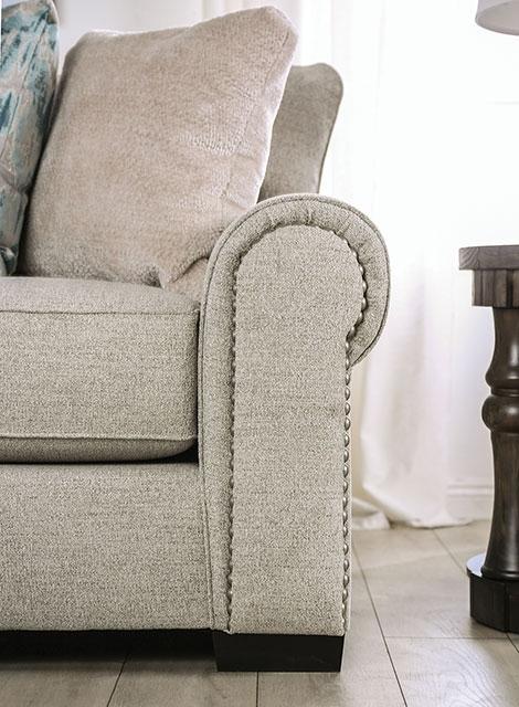 LAREDO Sofa, Beige - U&U Home Budget Furniture (Carteret, NJ)