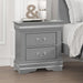 Louis Philippe Nightstand - U&U Home Budget Furniture (Carteret, NJ)