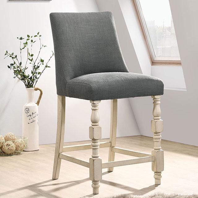 PLYMOUTH Counter Ht. Chair (2/CTN) - U&U Home Budget Furniture (Carteret, NJ)