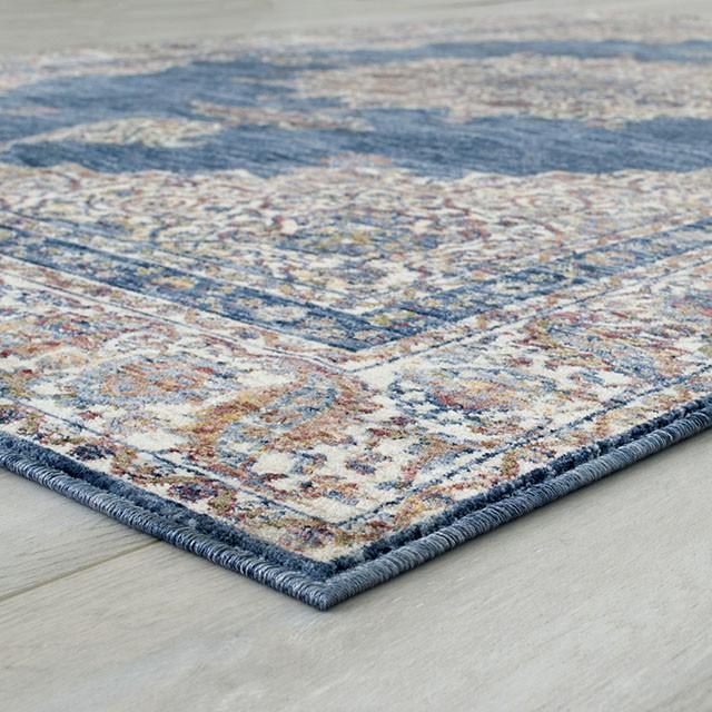 Payas Blue/Multi 5' X 7' Area Rug - U&U Home Budget Furniture (Carteret, NJ)