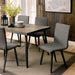 Vilhelm I Gray Dining Table - U&U Home Budget Furniture (Carteret, NJ)