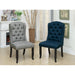 SANIA Antique Black Wingback Chair (2/CTN) - U&U Home Budget Furniture (Carteret, NJ)