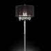 Ivy Chrome Floor Lamp - U&U Home Budget Furniture (Carteret, NJ)