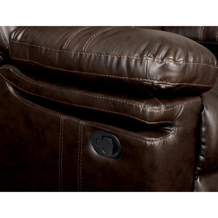 Listowel Brown Love Seat - U&U Home Budget Furniture (Carteret, NJ)