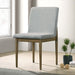 ST GALLEN Side Chair (2/CTN), Natural Tone/Light Gray - U&U Home Budget Furniture (Carteret, NJ)