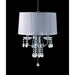Jada White Ceiling Lamp - U&U Home Budget Furniture (Carteret, NJ)
