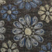 Kyra Navy 18" X 18" Pillow (2/CTN) - U&U Home Budget Furniture (Carteret, NJ)