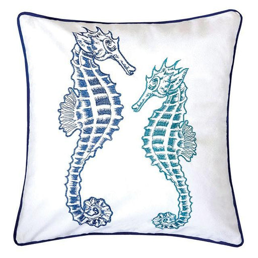 Lorrie Blue 20" X 20" Pillow, Blue - U&U Home Budget Furniture (Carteret, NJ)