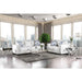 Ilse Off-White/Blue Sofa - U&U Home Budget Furniture (Carteret, NJ)