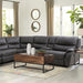 JEROMINUS Sectional, Dark Gray - U&U Home Budget Furniture (Carteret, NJ)