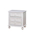 OLIVIA White Night Stand - U&U Home Budget Furniture (Carteret, NJ)