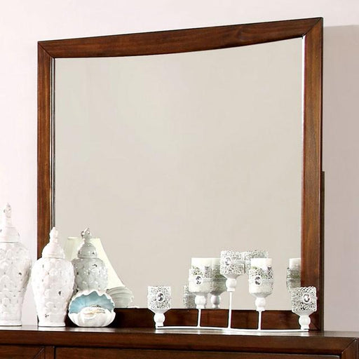 SNYDER Brown Cherry Mirror - U&U Home Budget Furniture (Carteret, NJ)