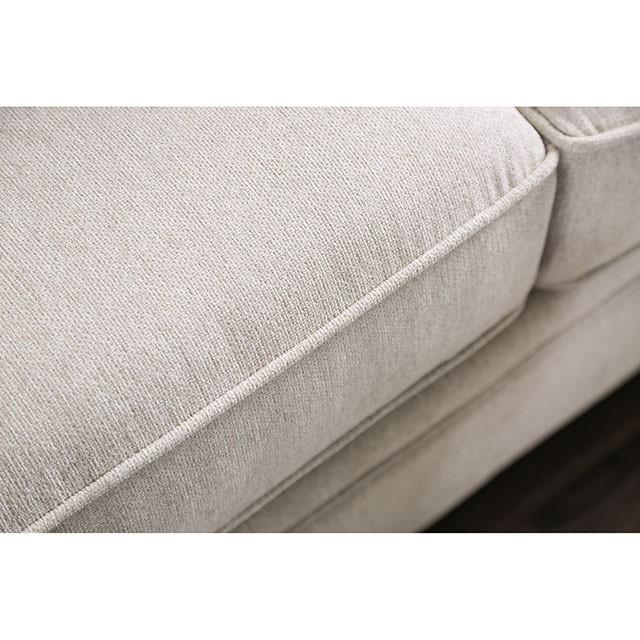 Patricia Ivory Sectional - U&U Home Budget Furniture (Carteret, NJ)