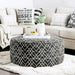 Patricia Black/Pattern Ottoman - U&U Home Budget Furniture (Carteret, NJ)