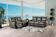 PHINEAS Power Sofa, Gray - U&U Home Budget Furniture (Carteret, NJ)