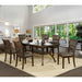 Holly Satin Walnut Dining Table - U&U Home Budget Furniture (Carteret, NJ)
