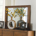 LEIRVIK Mirror, Light Walnut - U&U Home Budget Furniture (Carteret, NJ)