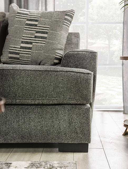 HOLBORN Sofa, Gray - U&U Home Budget Furniture (Carteret, NJ)