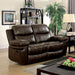 Listowel Brown Love Seat - U&U Home Budget Furniture (Carteret, NJ)