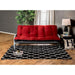 KNOX Red 8" Red/Black Futon Mattress w/ Inner Spring - U&U Home Budget Furniture (Carteret, NJ)