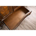 Menodora Brown Cherry Cal.King, E.King, Queen Bed - U&U Home Budget Furniture (Carteret, NJ)
